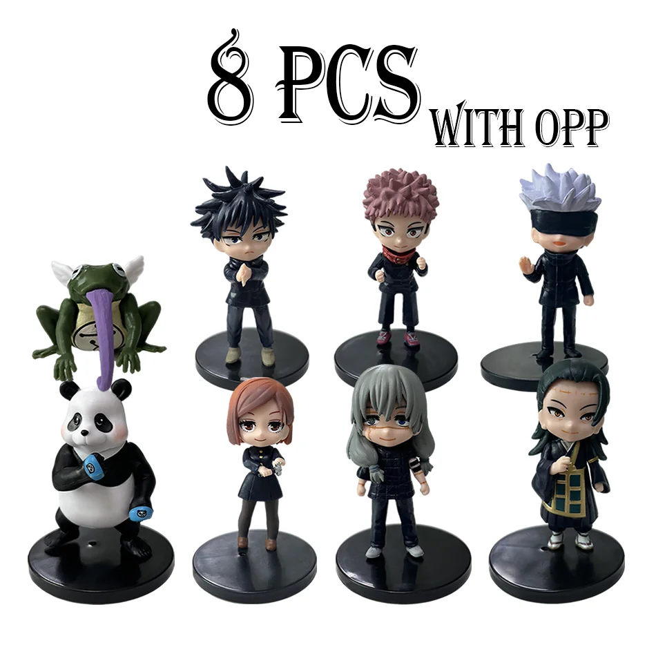 Jujutsu Kaisen 9cm Figur Q-Version Satoru Gojo Itadori Yuji Nobara Megumi Sammlerfiguren Geburtstagsgeschenk – Detail 3
