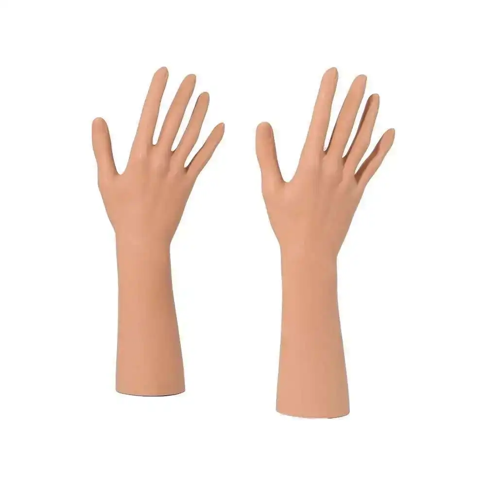 시뮬레이션 피부 손 모델 쥬얼리 목걸이 홀더 여성 가짜 모델 핸드 네일 아트 Emulational 핸드 쥬얼리 장갑 디스플레이 소품