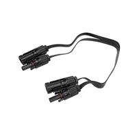 สายเคเบิลพลังงานแสงอาทิตย์แบบแบนสุดๆสำหรับใช้ในบ้านลานออฟฟิศมีความยืดหยุ่นไม่มีอะแดปเตอร์เชื่อมต่อแผงเจาะอีกต่อไปที่เชื่อถือได้ 3