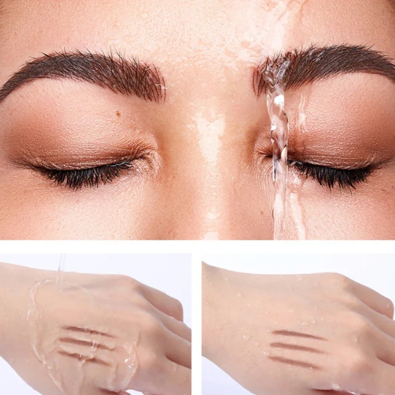 Waterproof Liquid Eyebrow Gel Transparent Brows Setting Tint Wax Lasting Fast Drying 3D Wild Eyebrow Fixing Soap Makeup Cosmetic 4