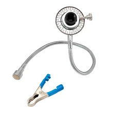 

Torque Angle Gauge 1/2 Inch Drive Torque Goniometer With Flexible Arm Spring Clip For Male Female Square Head Drives