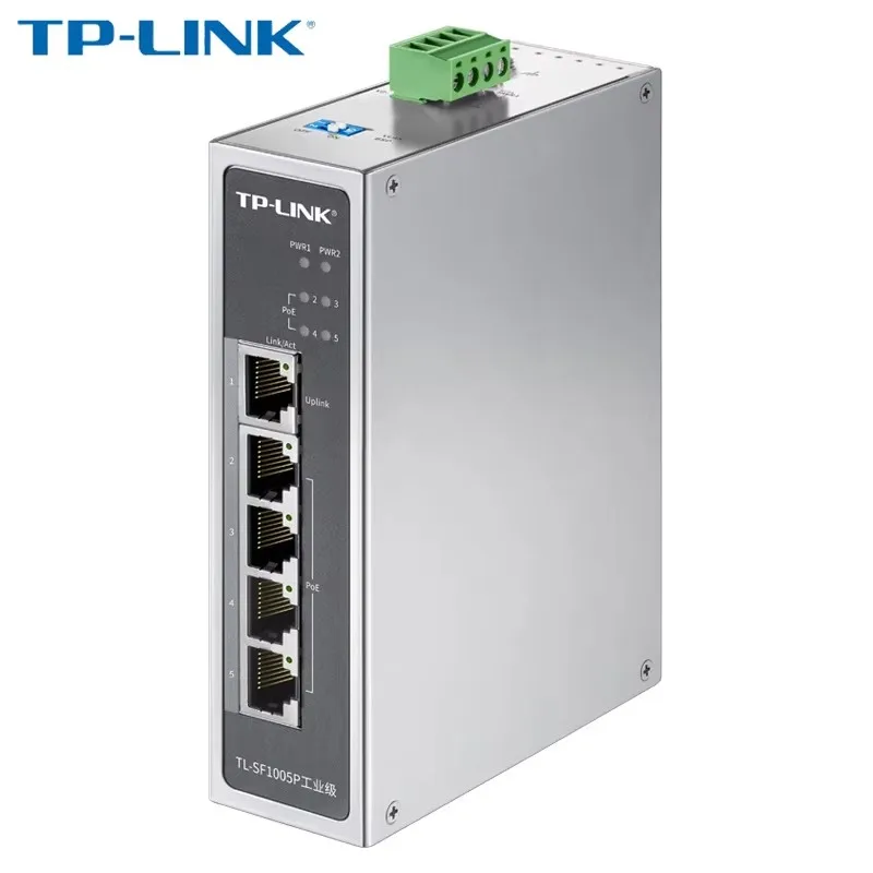 TP-LINK 산업용 등급 스위치, 이더넷 5 포트, 8 포트, 1005 기가비트 네트워크 스플리터, 허브, TL-SF1005P 산업용 등급
