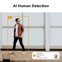 IMOU Wifi caméra extérieure balle 2C 2MP Surveillance caméra IP suivi automatique résistant aux intempéries AI détection humaine caméra extérieure 2