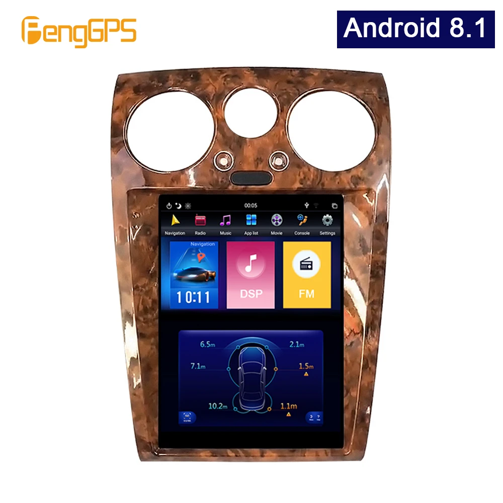 

12,1 "Tesla Style для Bentley GT Continental Flying прямой Восьмиядерный Android GPS Navi автомобильный радиоприемник DSP стерео Мультимедийный Плеер головное устройство