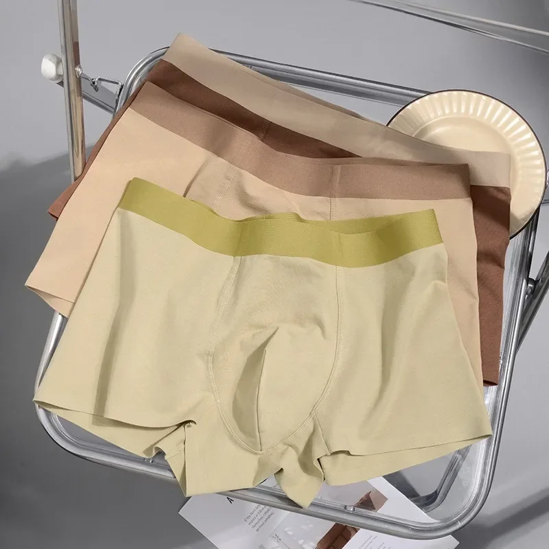 

The new midrise solid cotton mens briefs are comfortable skinfriendly and breathable and the boys boxer boxers