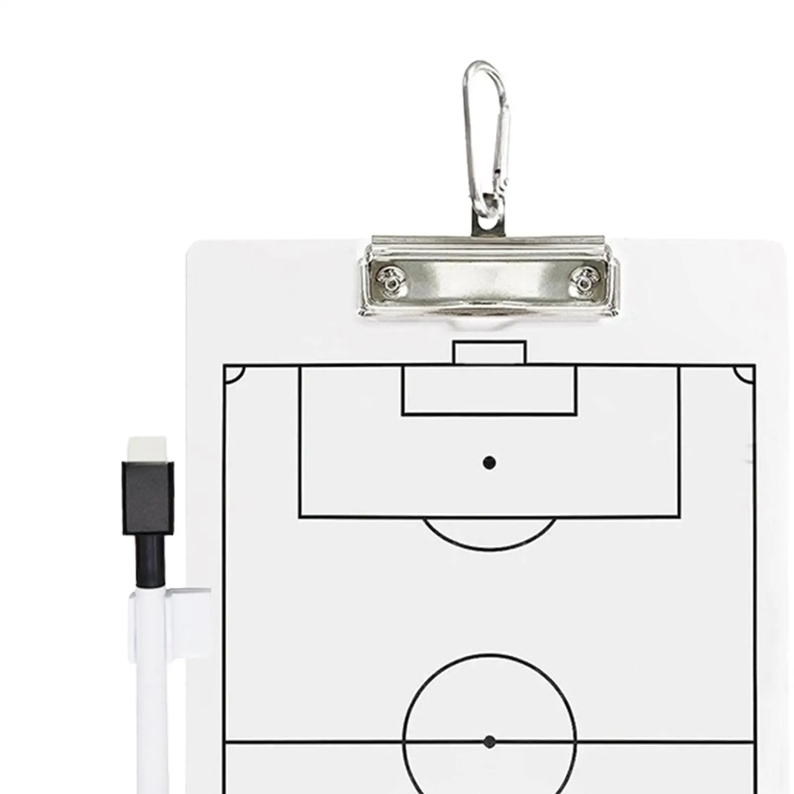 Soccer Coaching Board Football Coaching Board Rewritable with Erasable Pen and Hook Strategy Coaches Marker Whiteboard