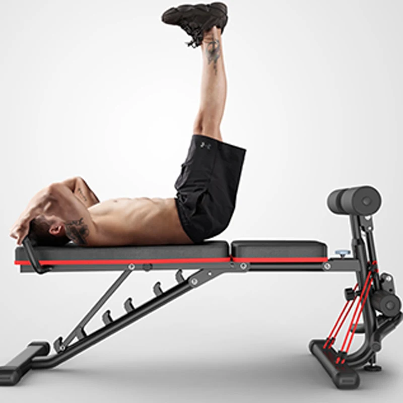AD-187Z Dumbbell bench sit-up aid exercise fitness equipment household multifunctional foldable fitness chair bench press