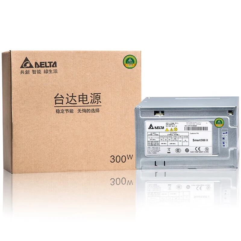 DELTA smart300II 무소음 컴퓨터 전원 공급 장치 정격 300W 전원 공급 장치 8CM 팬 산업 산업용 제어 컴퓨터 전원 공급 장치