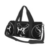 Yoga Lyra Circus Sport Bags Aerial Hoop Lyra Aerialist DesignLarge Gym Bag Oxford Men Women Handbag Swimming Graphic Fitness Bag 1