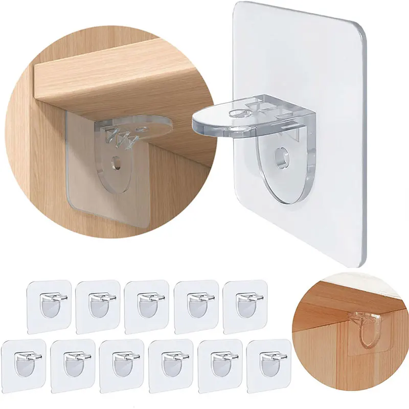 210PcsAdhesiveShelfSupportPegsDrillFreeNailInsteadHolders