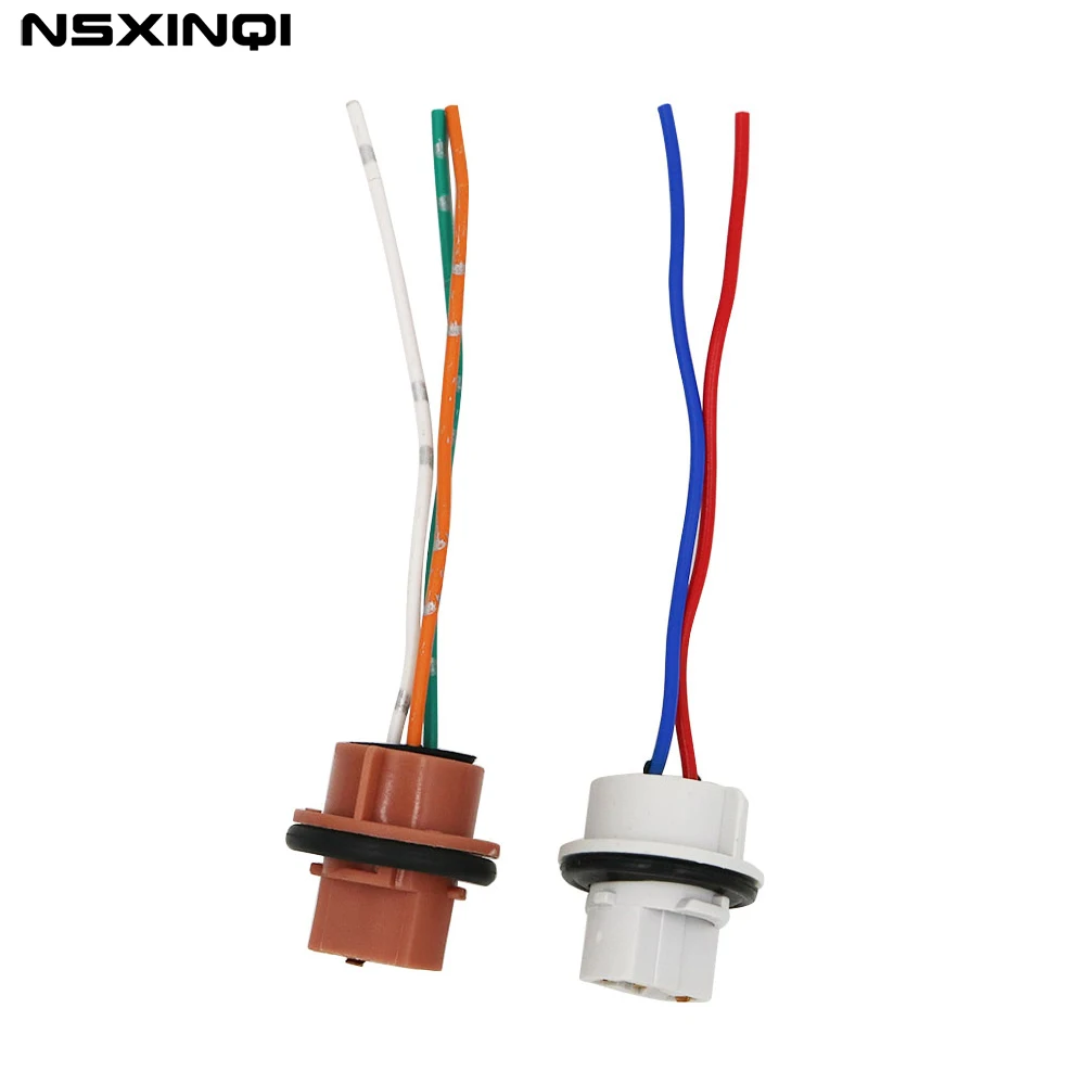Carro T20 7440 W21W Lâmpadas LED Canbus Reverso W21/5W 7443 De Travagem De Lâmpada De Sinalização De Giro 6500k Cauda Super Brilhante I.1183145571