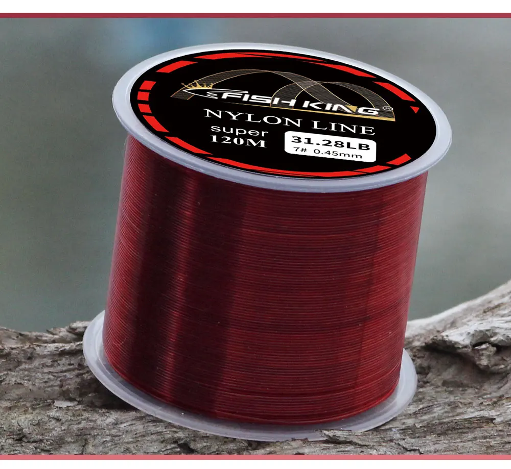 NGB 120M Nylon Angelschnur 5 Farben 4,13LB-34,32LB 1,88-15,6kg Karpfenschnur Extra Starke Monofilament Meeres-Angelschnur Japan – Detail 15