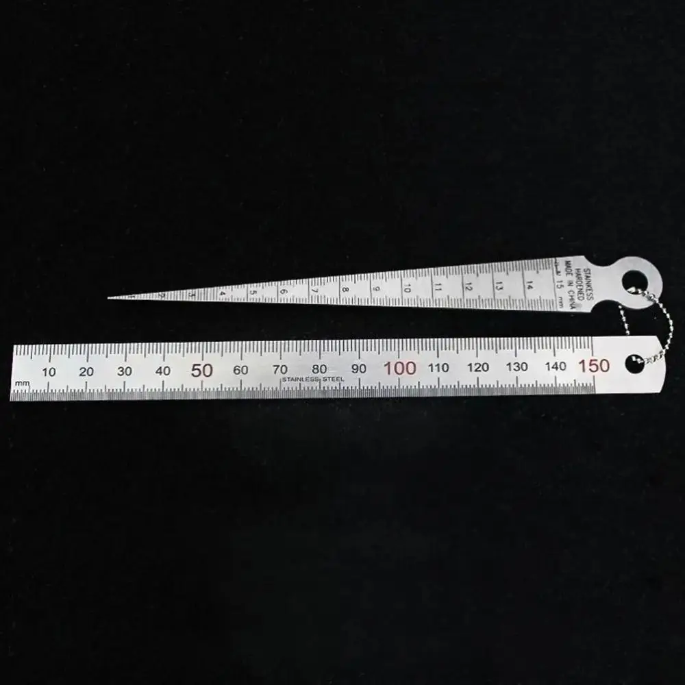 고정밀 테이퍼 게이지 구멍 검사용 내구성 갭 게이지 정확한 지원 인치 및 미터법 시스템 깊이 측정기
