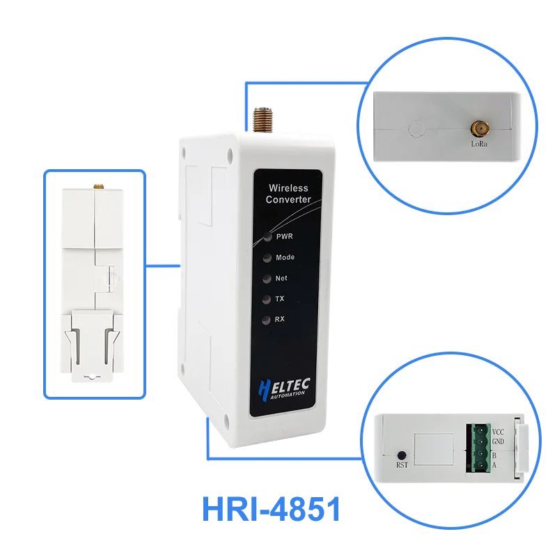 Heltec RS485 Modem Modbus SX-1262 LoRa/LoRaWAN, Ethernet, LTE DTU