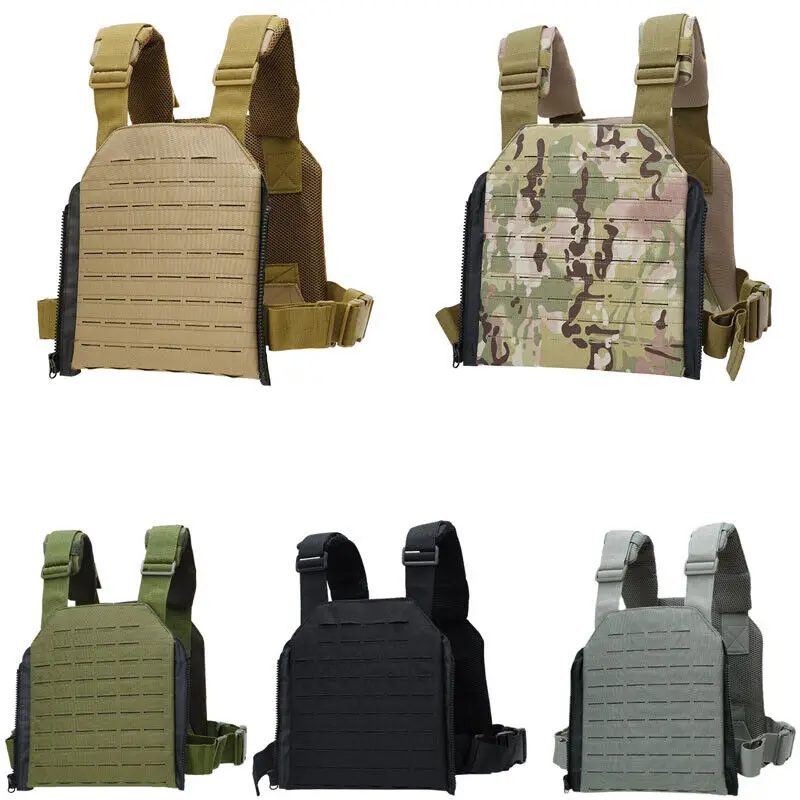 Tactical Vest Military Molle JPC Airsoft Combat Plate Carrier Paintball Hunting Waistcoat Gear Adjustable