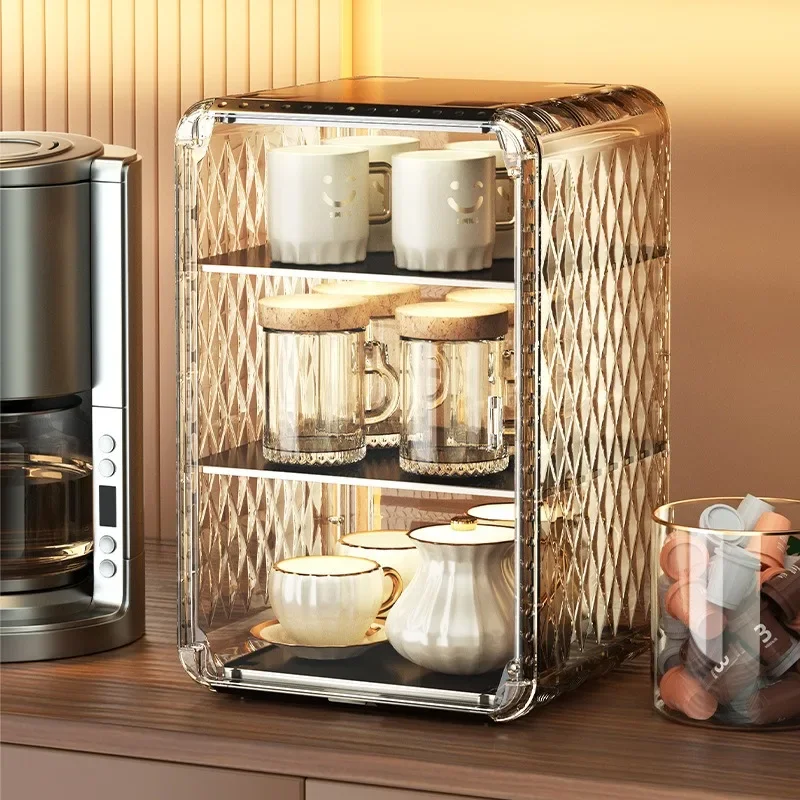 Transparent Cosmetic Box Makeup Jewelry Drawer Desktop Multifunctional Organizer Home Storage Box Light LuxuryCosmetic Organizer 5