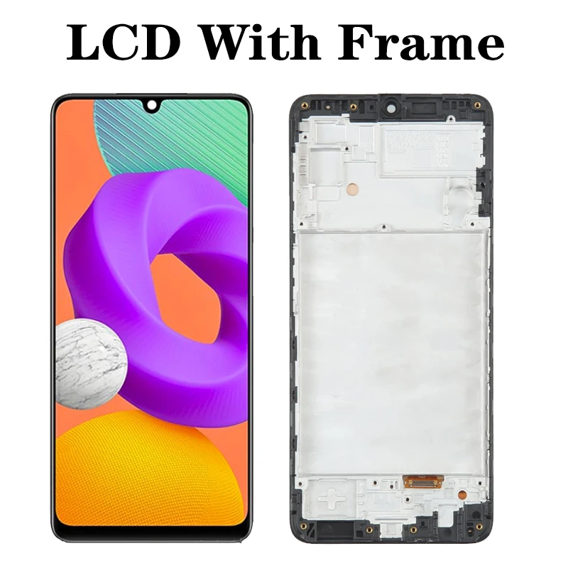 6.4 Ｚ  M22 4G M225 M225F/DS M225M F22 LCD ÷ ġ ũ M22/F22 F225F LCD ü  Spuer Amoled