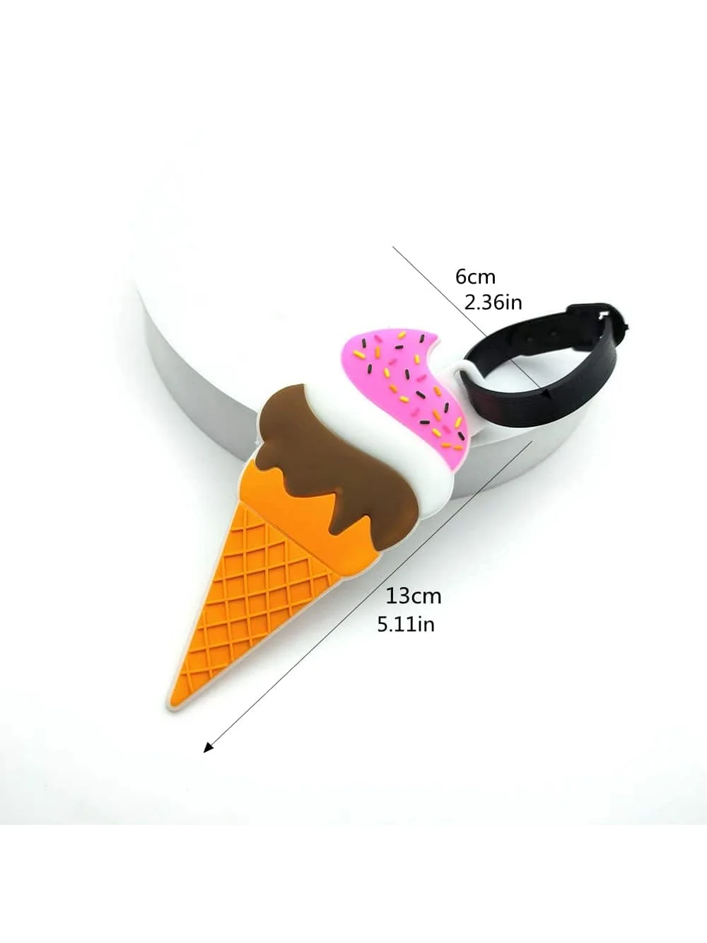1PCS Reise Zubehör Koffer Gepäck Tags Nette Cartoon Gepäck Label Silikon Kunststoff Koffer ID Adresse Halter Karte Abdeckung – Detail 7