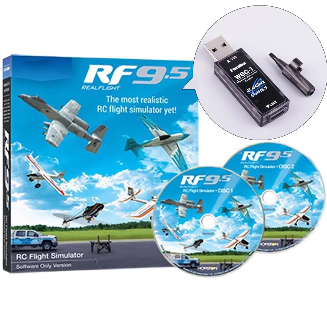 REALFLIGHT 9.5 フライトシュミレーター コントローラー付き【USED】