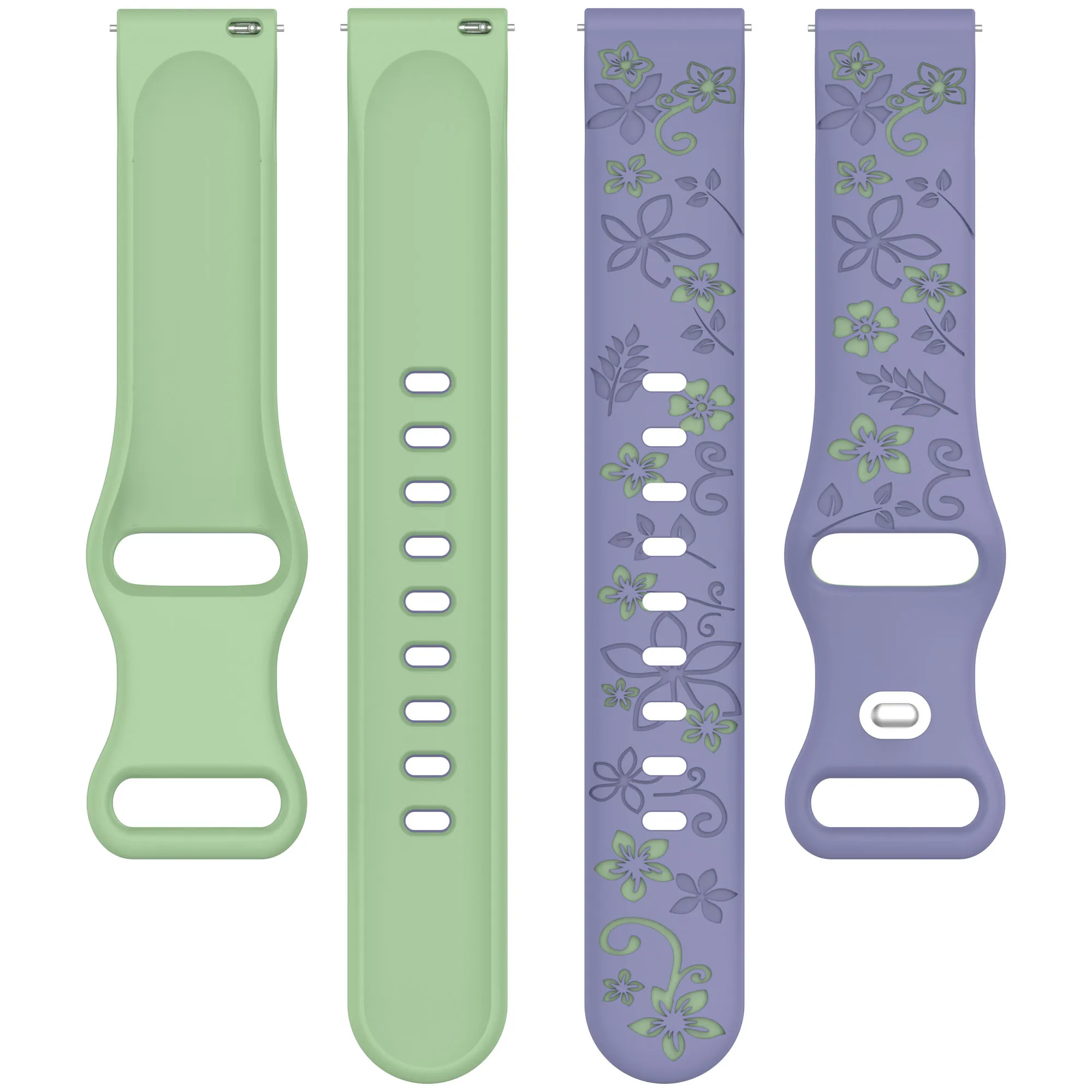 18mm Silicone Watch Band Replacement Strap Bracelet