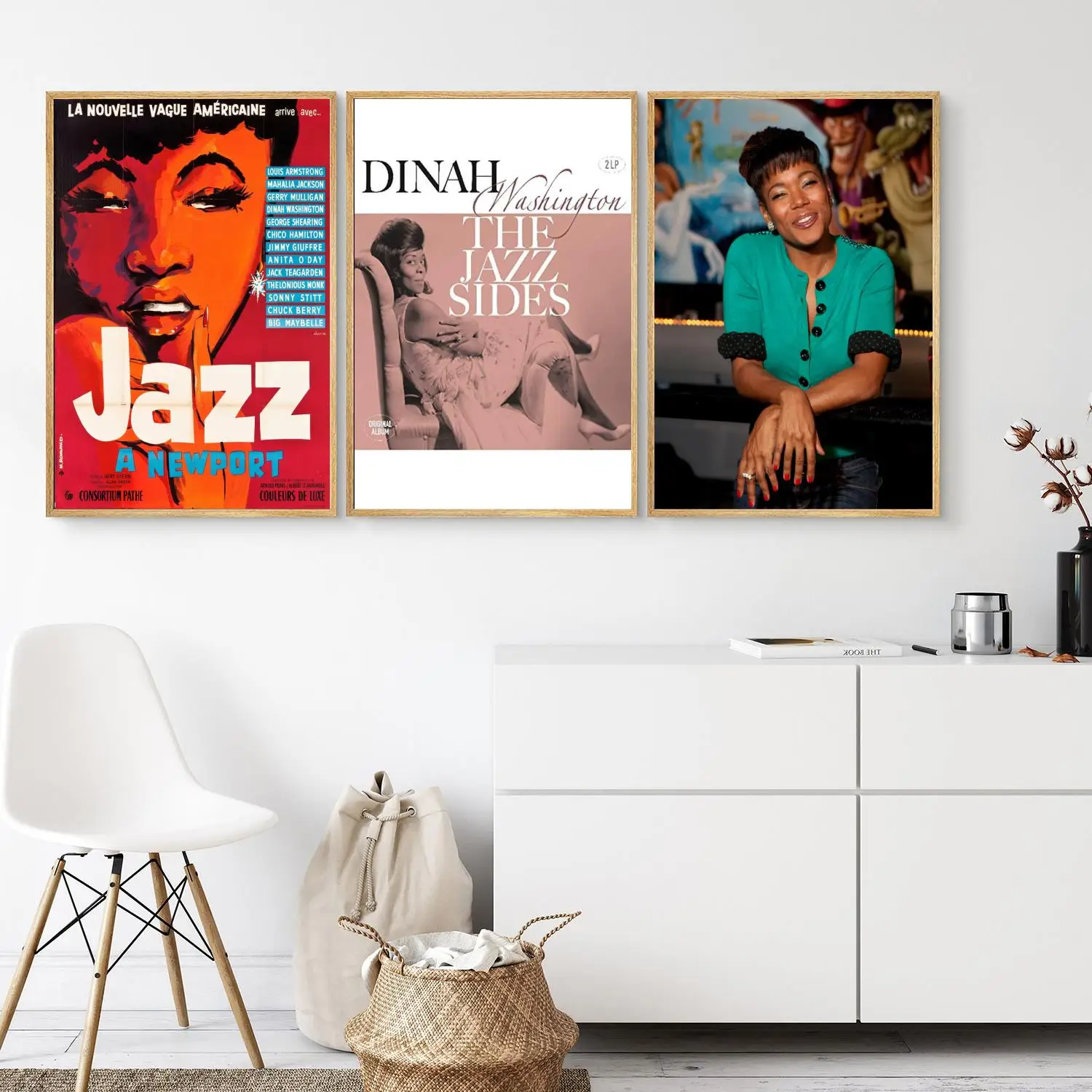 

Dinah Washington poster Poster Wall Art 24x36 Canvas Posters Decoration Art Personalized Gift Modern Family bedroom Painting