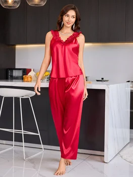 Women's Lace Pajama Set 3