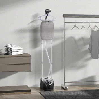 HOMCOM Vertical iron 1950W 2 musliml con temperatura regolabile nero 1