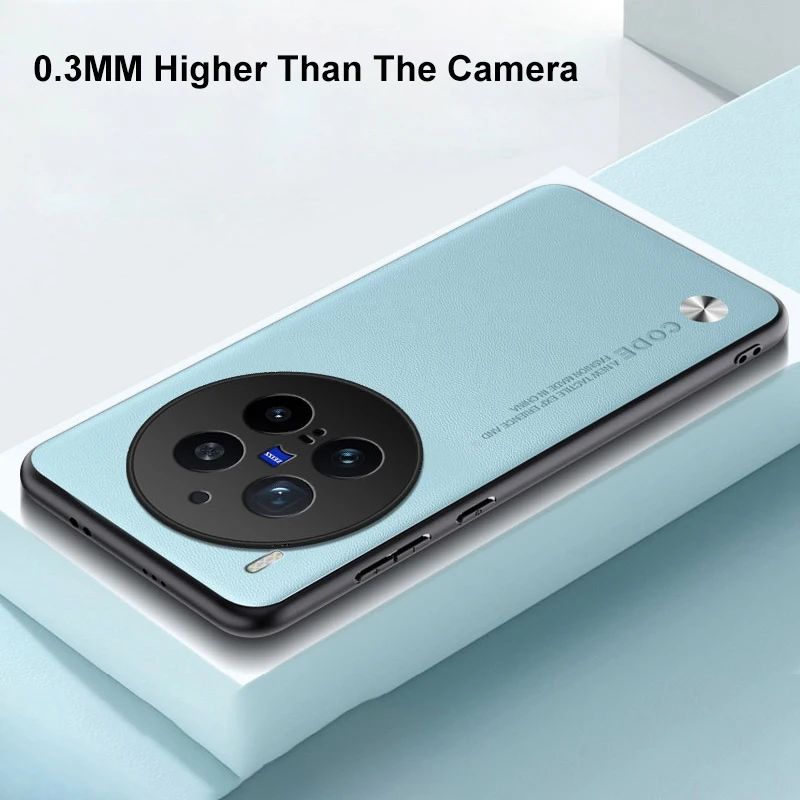 Luxury PU Leather Shockproof Phone Case - Full Protection Back Cover