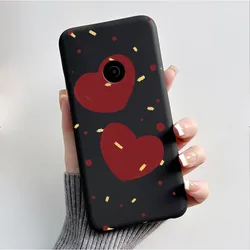 Cute Flower Cartoon Soft Silicone Phone Case - Black Printed Shell Cover for Nokia 110 4G (2023) (HEI - TPU301)