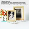 2/3/4 Inch Plastic Plate Display Stand Foldable Kitchen Dish Tableware Display Stand Picture Frame Holders for Home Table Decor 5