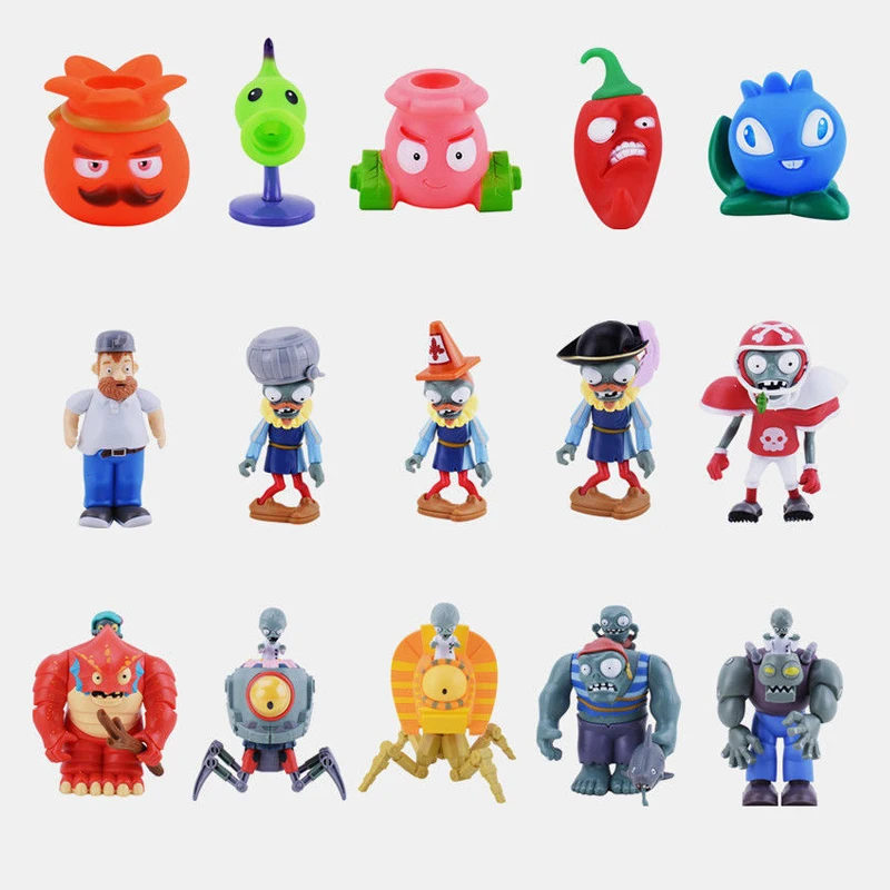 Genuine Plants vs Zombies Peashooter Gatling Pea Shooter PVC Action