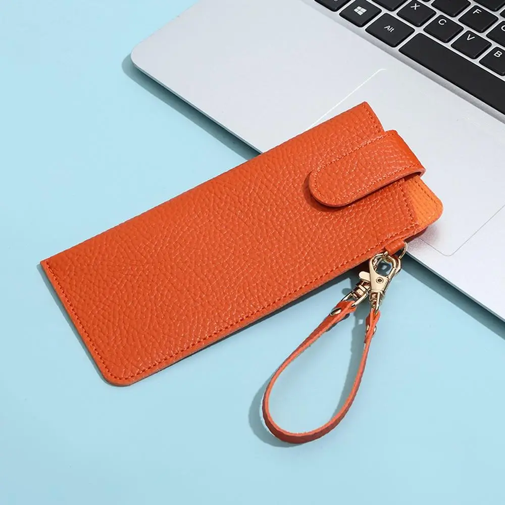 Lychee Pattern Water-Resistant PU Leather Eyewear Case - Durable & Easy to Maintain