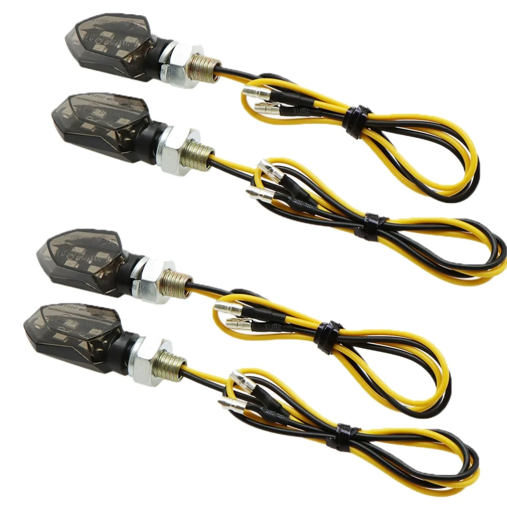 ไฟเลี้ยวมอเตอร์ไซค์ 2 ชิ้น 5 LED สำหรับทุกยี่ห้อ