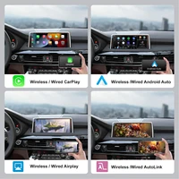 AUTOABC CarPlay sans fil pour BMWX5 X6 F15 F16 F85 F86 F70 E71 E72 G05 G06 avec Android Auto lien miroir AirPlay voiture jouer 2