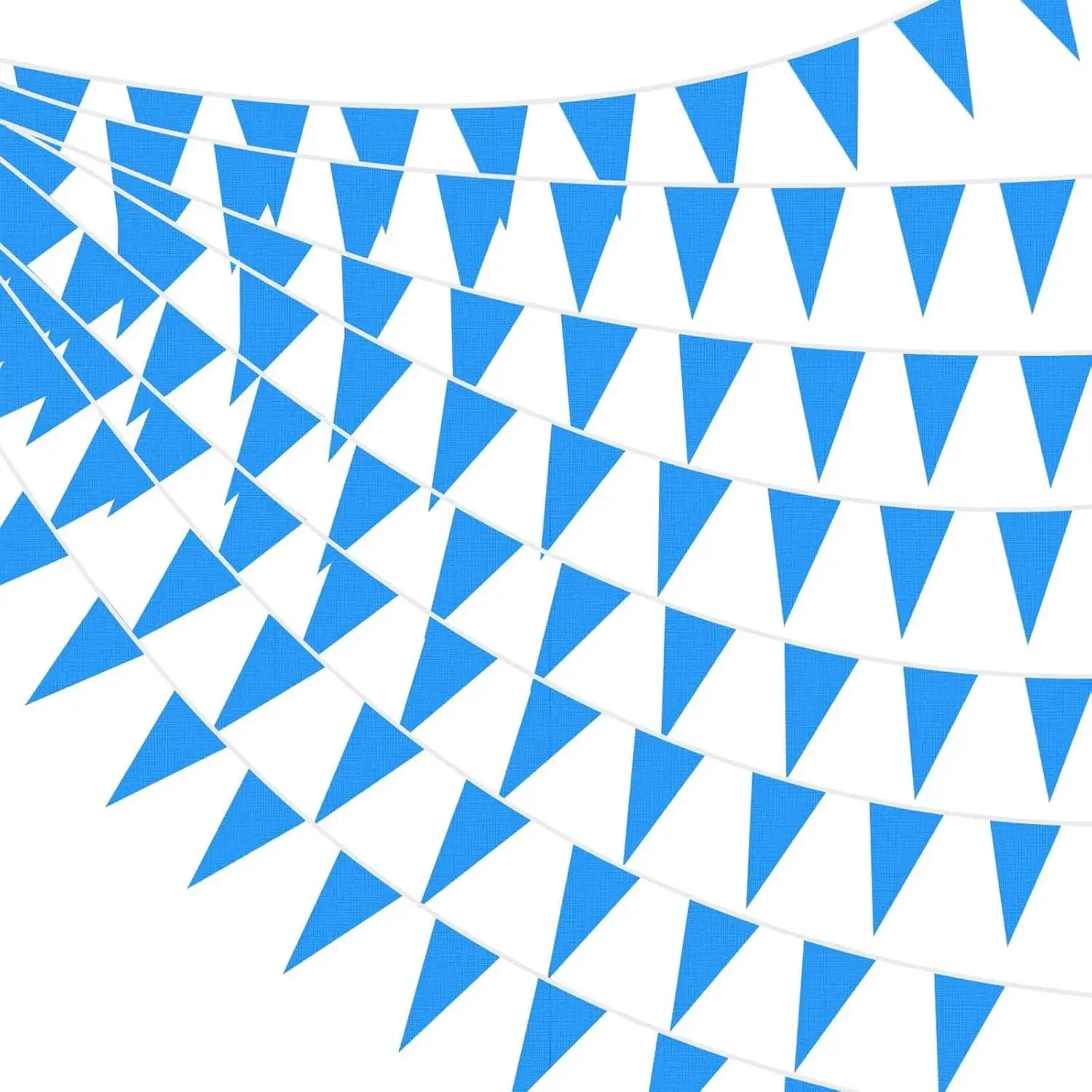 Pennant Banner Flag String Hanging Triangle Bunting Flag 33 ft 20 Pcs for Party Celebration Holiday Wedding Decoration