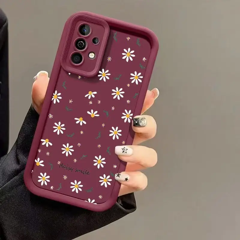 Adorable Cartoon Flower Soft TPU Phone Case Cover