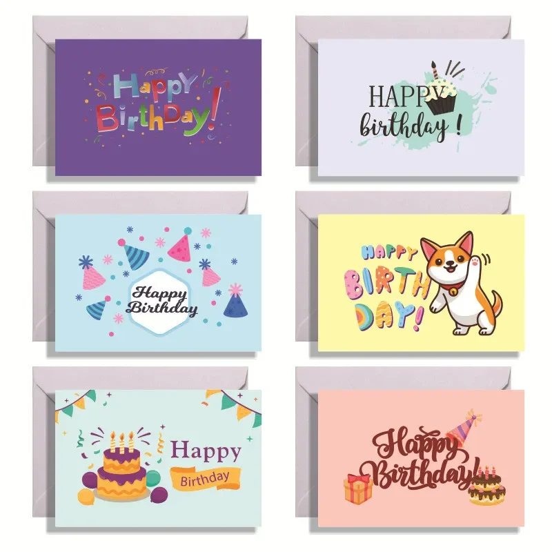 Buon compleanno benedizione scritte a mano regalo di compleanno piegato  biglietto di auguri decorativo biglietto d