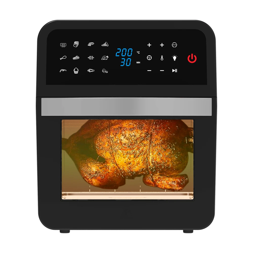 Amazon hot sale smart electric air fryer oven oilless cooker with LCD Digital Screen Preheat and Shake Reminder