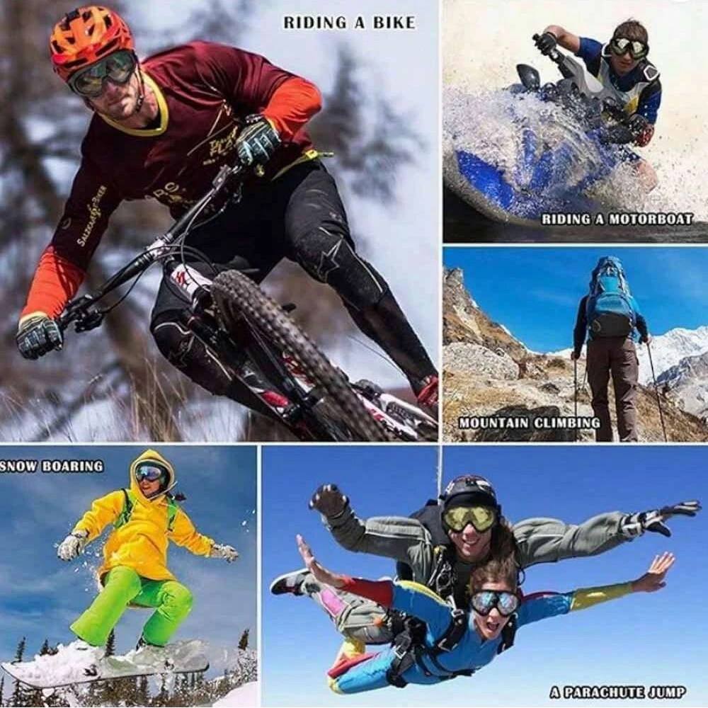 1pcs outdoor riding goggles goggles goggles motorcycle goggles sports Harley tactical windproof mask ski and skateboard sports g 3