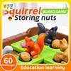 Children Educational Toy Squirrels Push Nuts IQ Puzzle Board Games Montessori Concentration Learning Logical Thinking Training 1