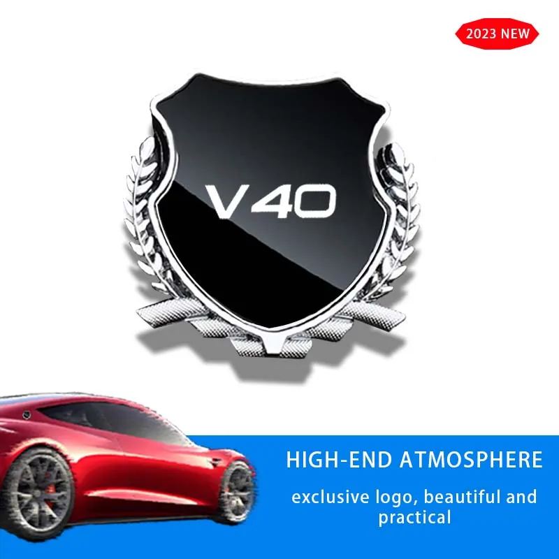 

Car Side Modification Sign Triangular Metal Sticker For Volvo V40 XC90 S60 XC60 S90 S60 XC40 V60 X50 2020 Accessories 2023 Logo