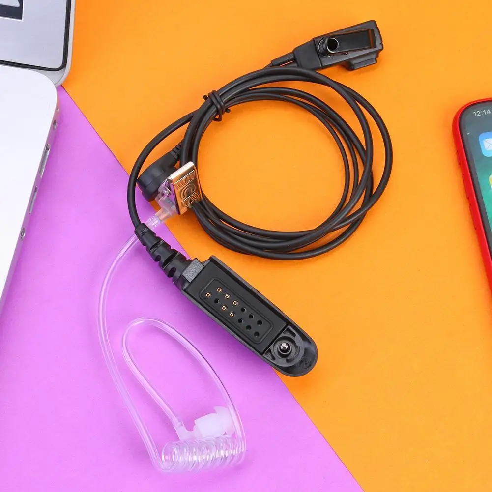 

Practical Walkie Talkie Headset Mic PTT Walkie Talkie Earpiece Headset Multifunctional Privacy for Motorola GP380 GP340 GP328
