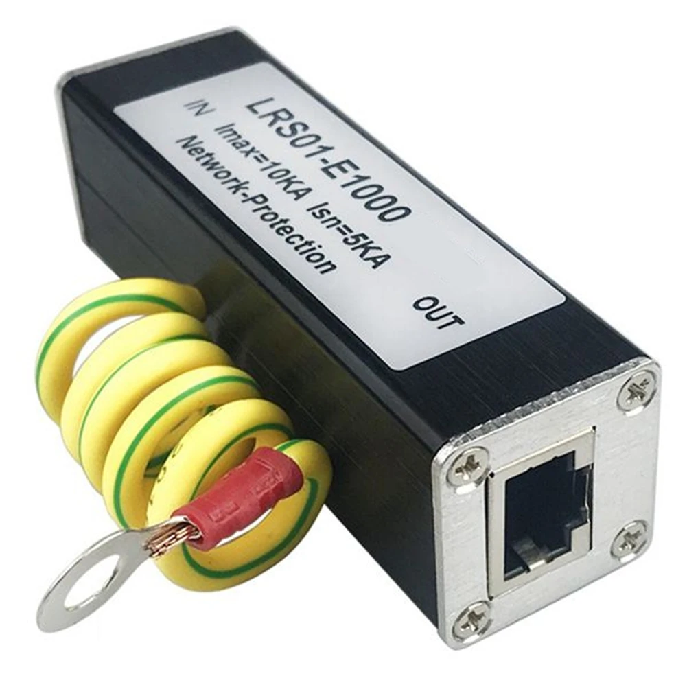 

POE 1000M Network Protector POE 1000M Monitor Camera Surge Protector RJ45 Gigabit Ethernet Protection Device Arrester