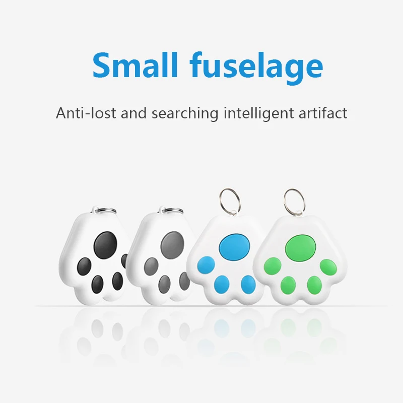 Bluetooth Tracker Pet Cat Paw Anti-lost Device Bluetooth Selfie Mobile Phone Two-way Alarm Dog Paw Tracker Bag Pendant bluetooth tracker