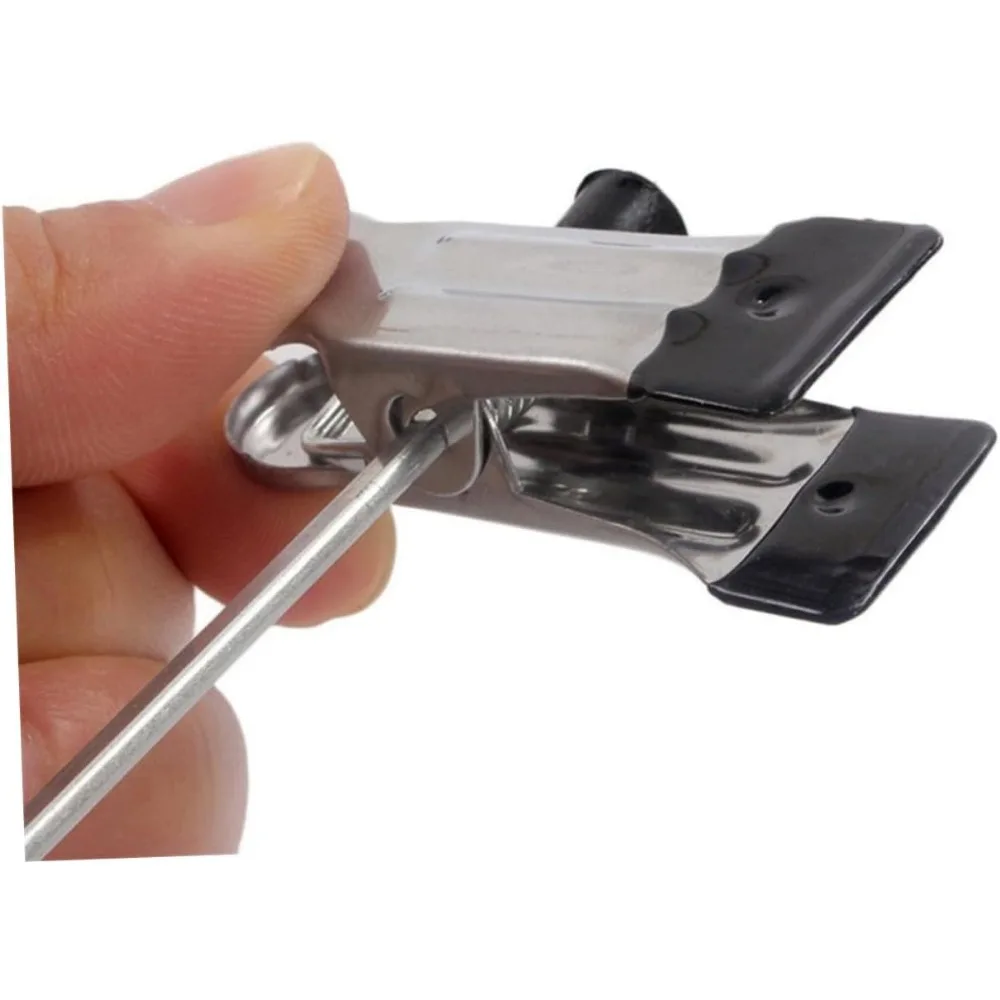 10pcs Metal Clothing Rack Hangers for Skirts Clothes Hanger with Clips Hanger Cloth Simple Hanger Space Saving Hang Pants