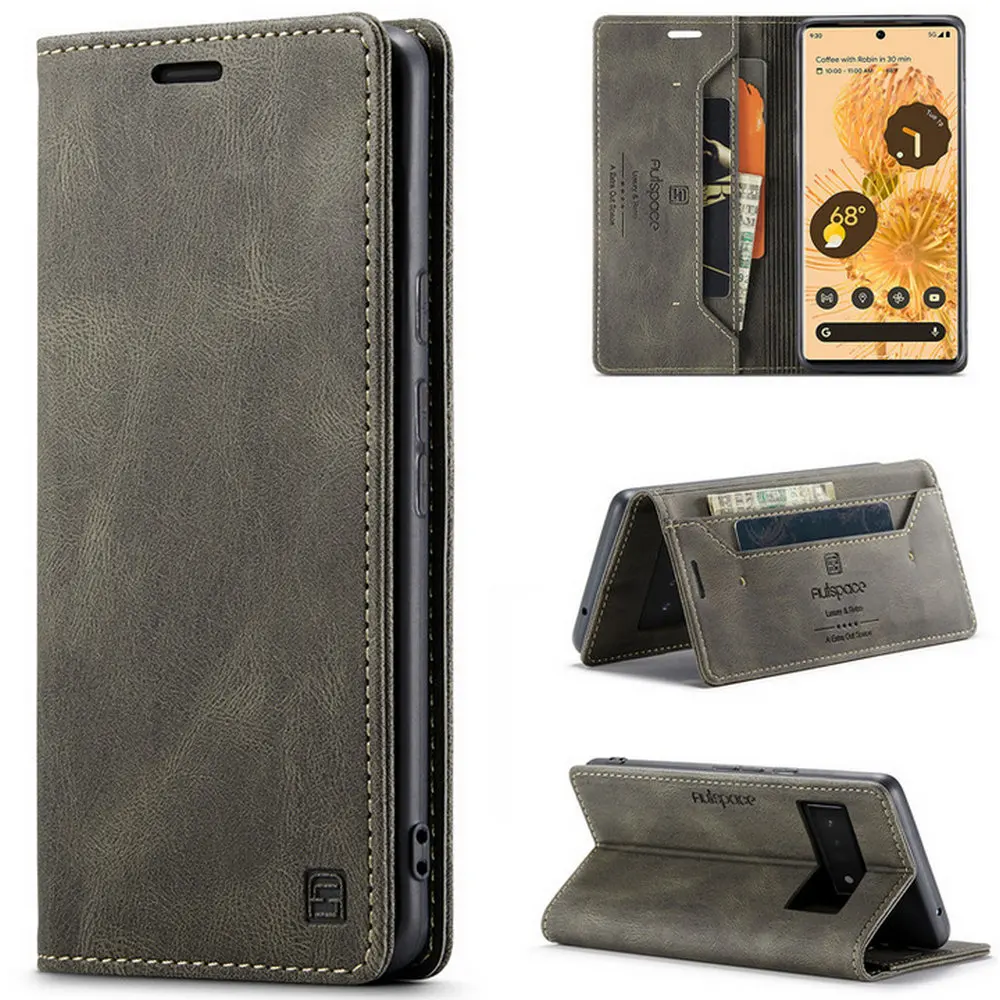 Per Google Pixel 8 Pro 7 A 5G Custodia Di Lusso Rfid Leather Flip Book Funda Per Google Pixel Fold Wallet Cover Pixel 6 Pro 7A Etui