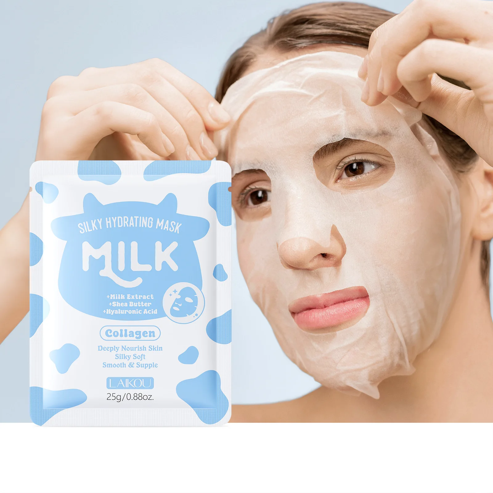 Hydrating Milk Facial Sheet Mask - Deep Nourishment for Dry & Sensitive Skin (25g)