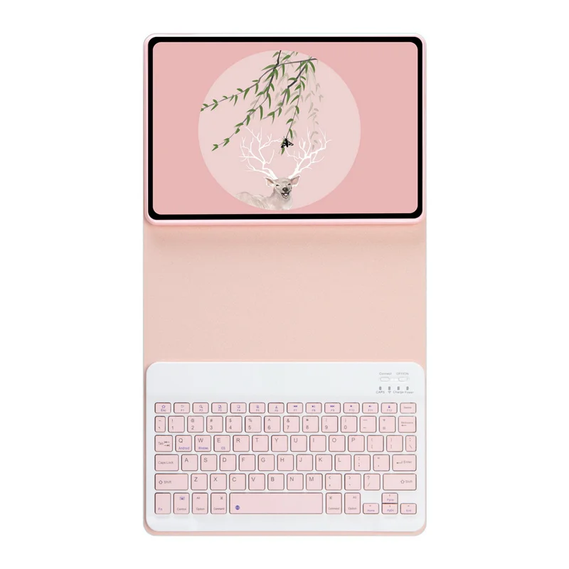 Capa de Teclado Touchpad para Lenovo Tab P12 Pro Tb-q706f Xiaoxin Pad Pro 12.6 Russo Espanhol Inglês - Imagem 4