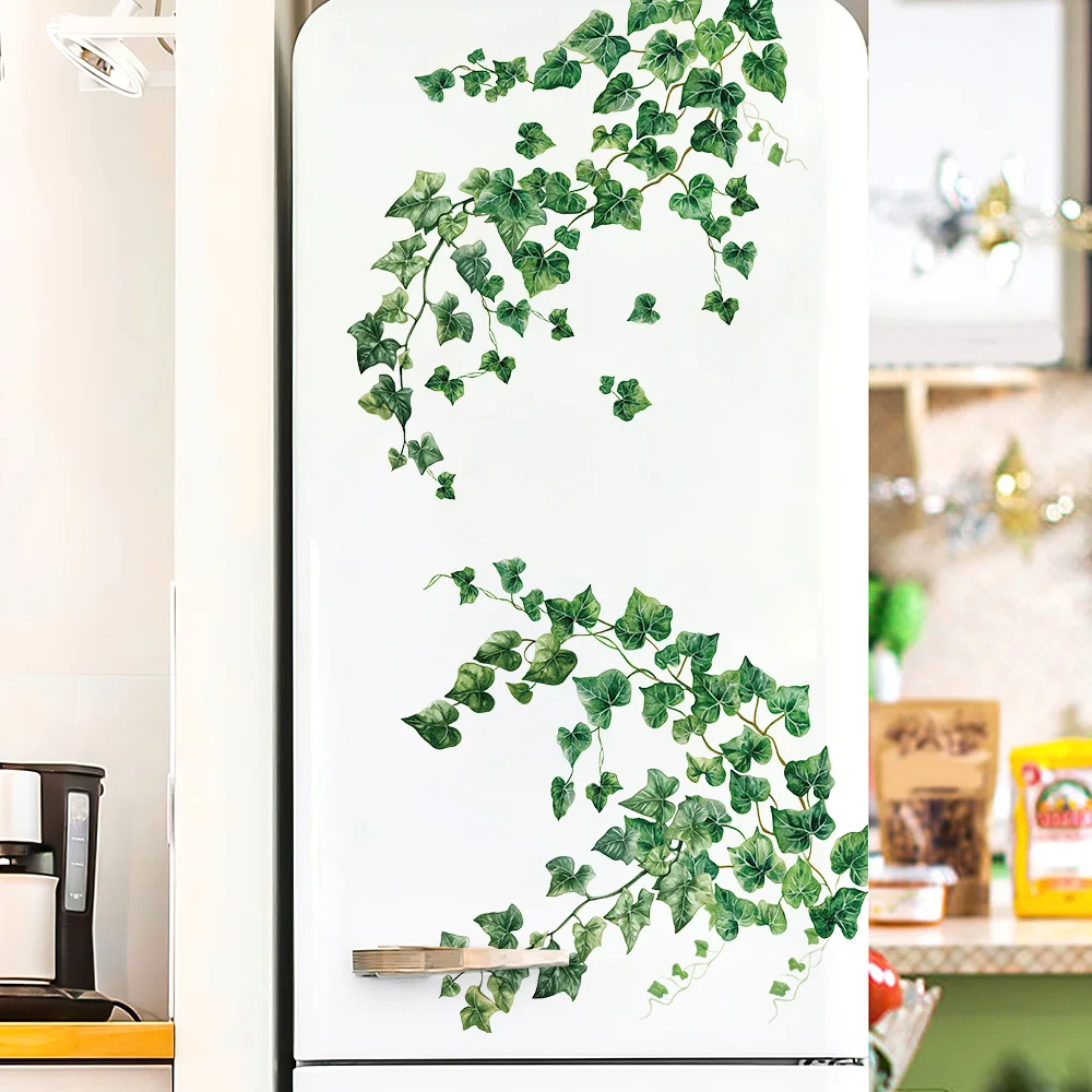 Natural Green Ivy Self-Adhesive Wall Decor Stickers