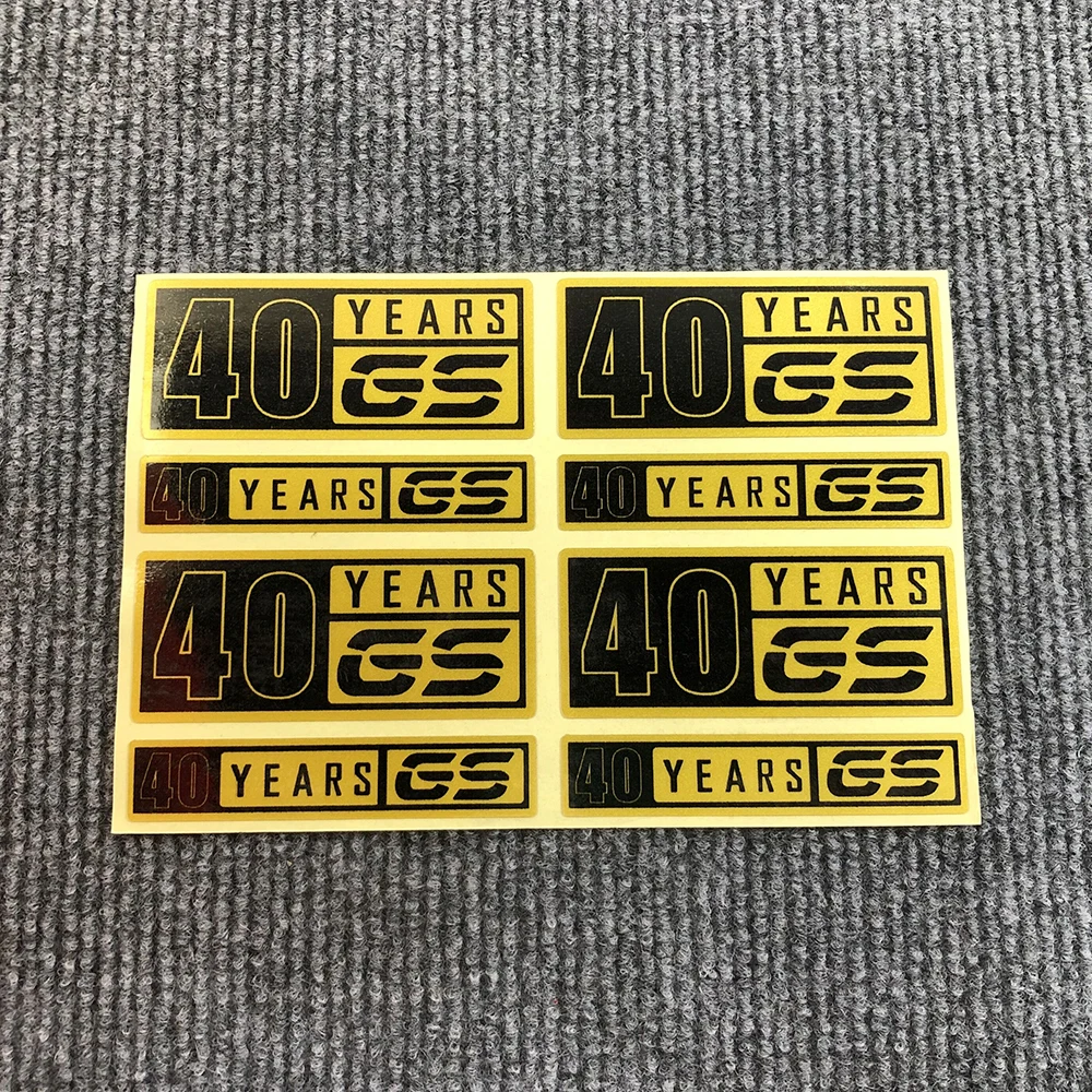 

For BMW F700GS F800GS F850GS G310GS F650GS R1200GS R1250GS Decals 40 Years GS Decals